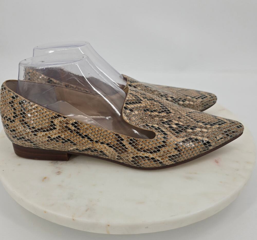 Sole Society‎ Snakeskin Print Loafers